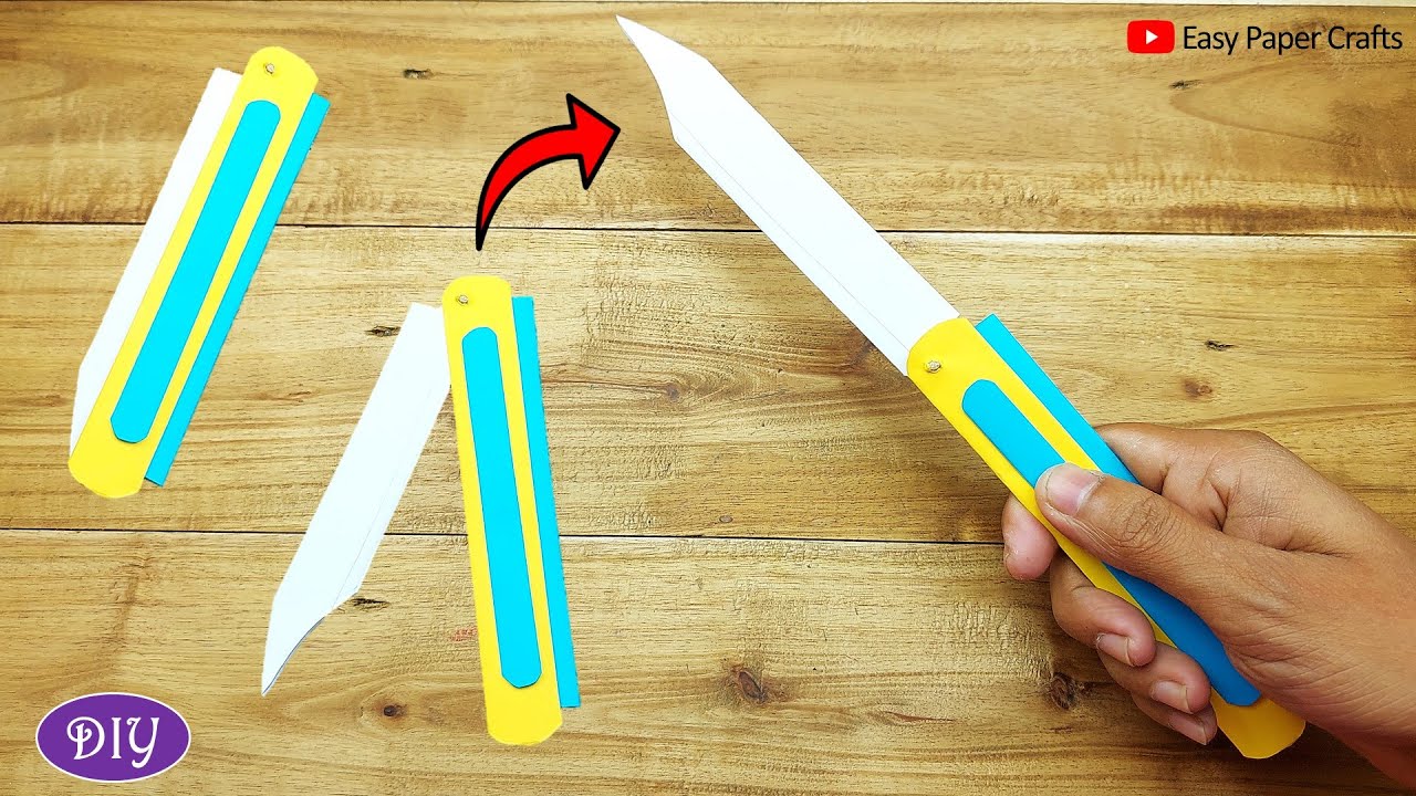 DIY Paper Knife Making That Can Fold