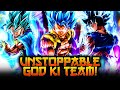 THE GODS REACHING NEW LEVELS! THE UPDATED GOD KI TEAM WITH GOGETA BLUE! | Dragon Ball Legends PvP