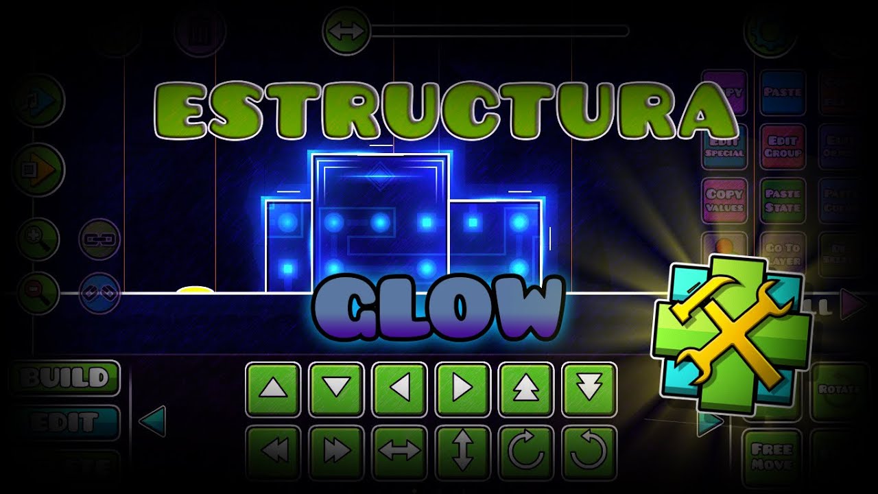 COMO CREAR UNA ESTRUCTURA ESTILO GLOW Geometry Dash 2.11 - YouTube