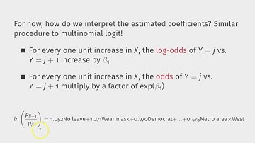 Week 10, Lecture 19, Part 4: Interpreting Ordered Logistic Regression