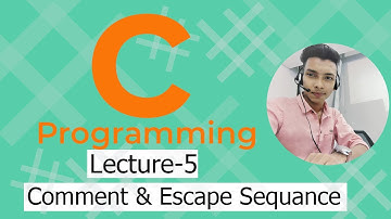 C Programming Comment and Escape sequence.