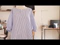 アームホールのない簡単なブラウス　型紙紹介　no armhole blouse easy pattern