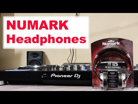 Numark DJ Headphones HF 125 - Unboxing and Review