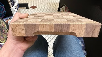 Making End Grain Cutting Boards: Adding the Finger Grooves/Handles
