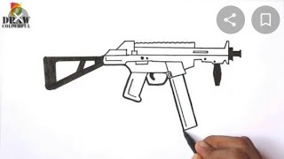 PUBG UMP9 |DRAW IT YOURSELF |💀 BADMAN DRAWS 💀|