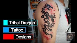 Tribal Dragon Tattoo Designs