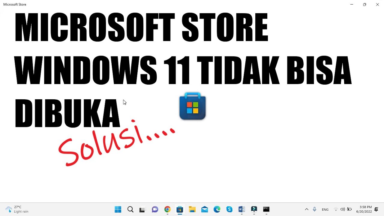 Microsoft Store Tidak Bisa Dibuka di Windows 10