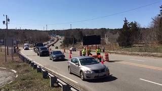 Sagamore Bridge traffic