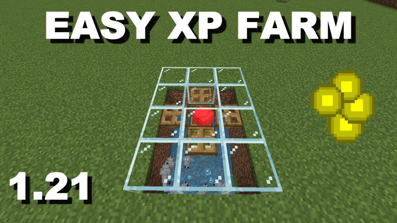NEW XP FARM FOR MINECRAFT BEDROCK 1.21 - YouTube