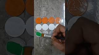 #Trending Tricolour Coins Art Indian Flag Painting ideas🇮🇳🇮🇳😱😱#Jay Hind#youtube shorts#Viral Videos#