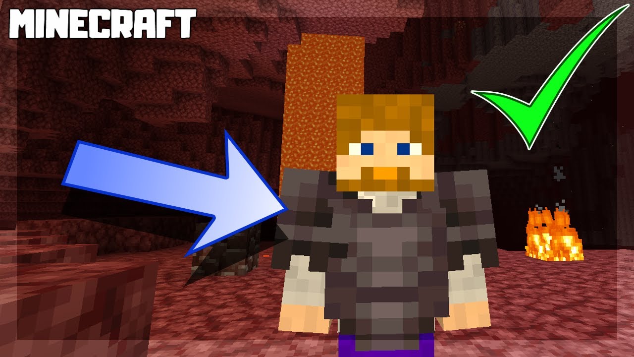 How to Make NETHERITE CHESTPLATE in Minecraft! 1.16.1 ...