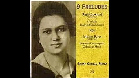 July 3 1901, Ruth Crawford Seeger, Prelude No  2