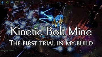 PoE 3.10 | Kinetic Bolt Mine - MoM Indigon Arcane Cloak Miner Edition