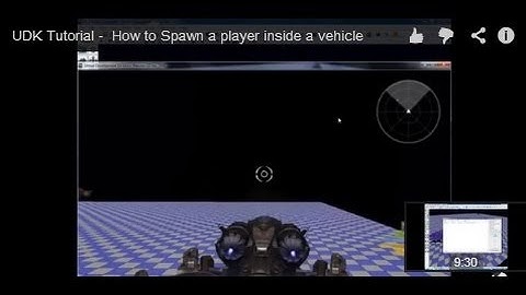 UDK Tutorial -  How to Spawn a player inside a vehicle