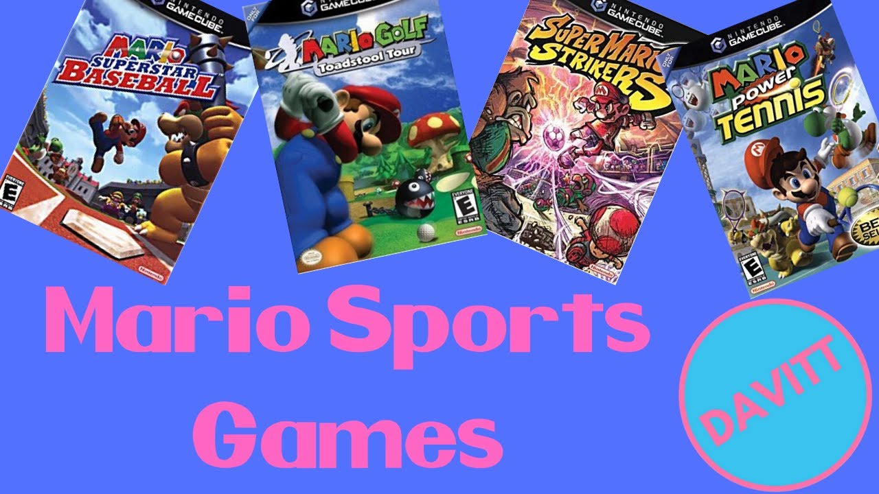 Mario Sports Games for GameCube davydoo YouTube