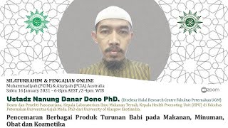 Pencemaran Berbagai Produk Turunan Babi Pada Makanan, Minuman, Obat Dan Kosmetika