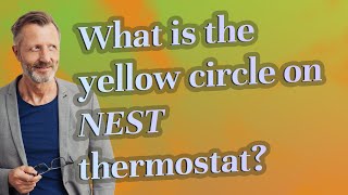 What Is The Yellow Circle On Nest Thermostat?