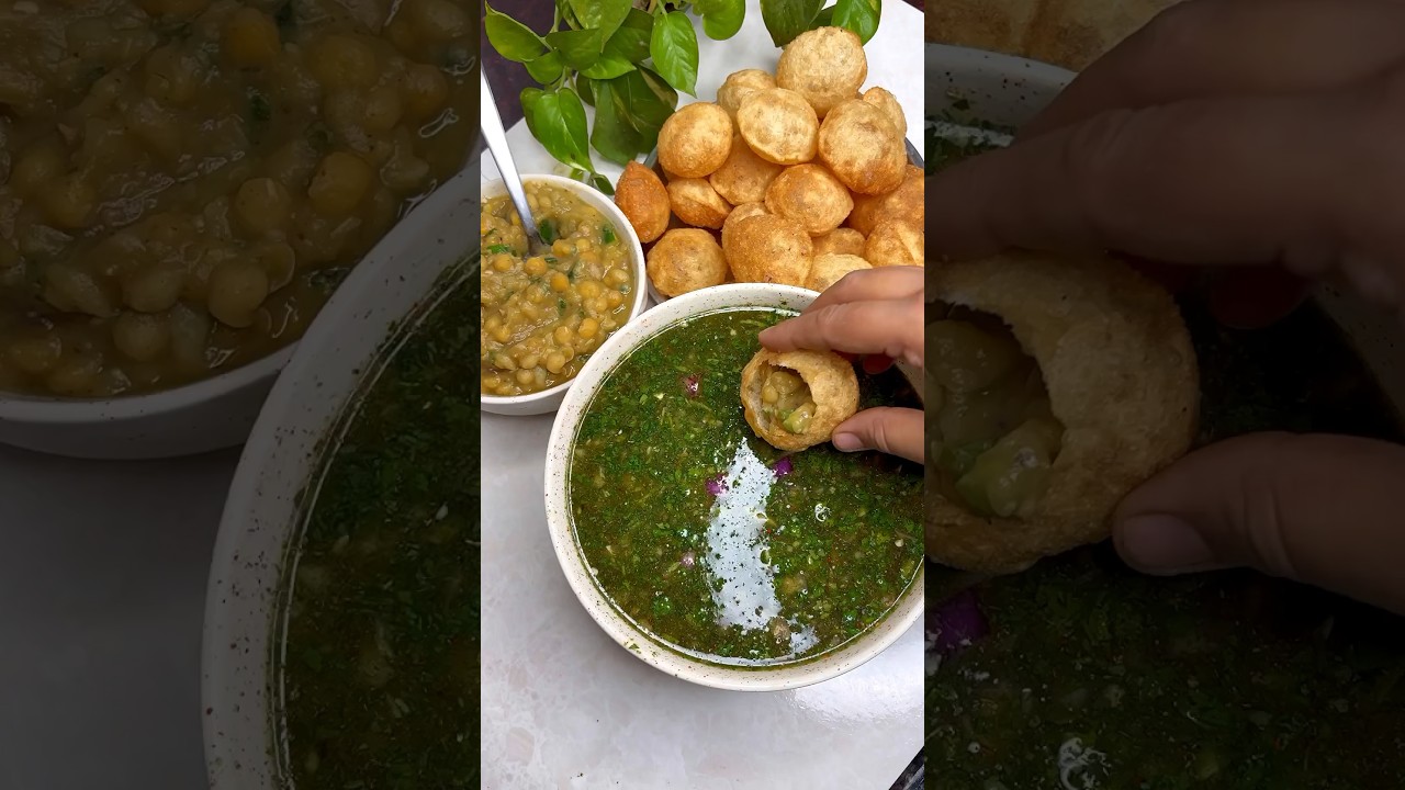 Pani puri recipe jhatpat bnao ghar pe ekdm market style me #youtubeshorts #shorts