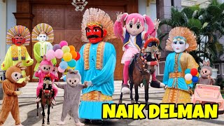 NAIK DELMAN REMIX | ONDEL ONDEL AND CLOWN DANCE | SPECIAL NAIK DELMAN SONG ONDEL ONDEL CLOWN VERSION
