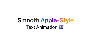 Apple-Style Text Animation in After Effects (Easy Tutorial)