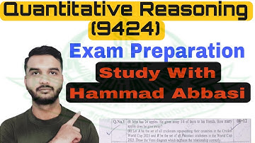 Class1:Quantitative Reasoning 9424 |Bs,mass,English,lib AIOU | Study With Hammad Abbasi #aiou #9424
