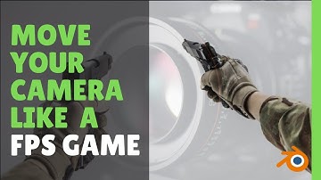 Move with FPS controls in blender 2.9 (navigation and camera navigation)