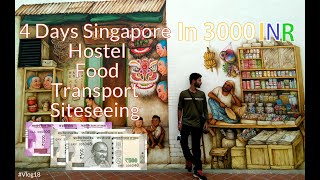 Singapore in 3000 Indian Rupees ( 60$ ) The Cheapest Explained || Must Watch