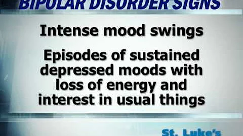 Bipolar Disorder: Dr. Richard Rosenthal at St. Luk...