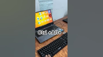Decrease desktop icon size by shortcut key #short #viralshorts #trending #computer #shortcutkeys