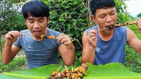 Bắt Được Ốc Bươu To 🐚 Nướng Xiên Tre Ăn Siêu Ngon | Ẩm Thực Miền Quê Dân Dã