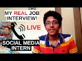 What a REAL Social Media Marketing Interview Looks like | #interview #socialmedia