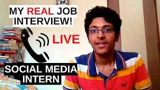 What a REAL Social Media Marketing Interview Looks like | #interview #socialmedia