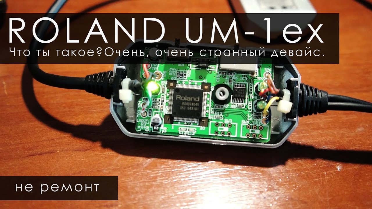 usbmidi edirol UM1ex от Roland. Что ты такое? Очень, очень странный