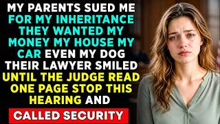 IN Court, My Parents Sued Me For My $11M Inheritance  Then The Judge Read One Page And Call The S