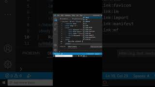 how to run HTML in visual studio code without live server | HTML code in visual studio code shorts