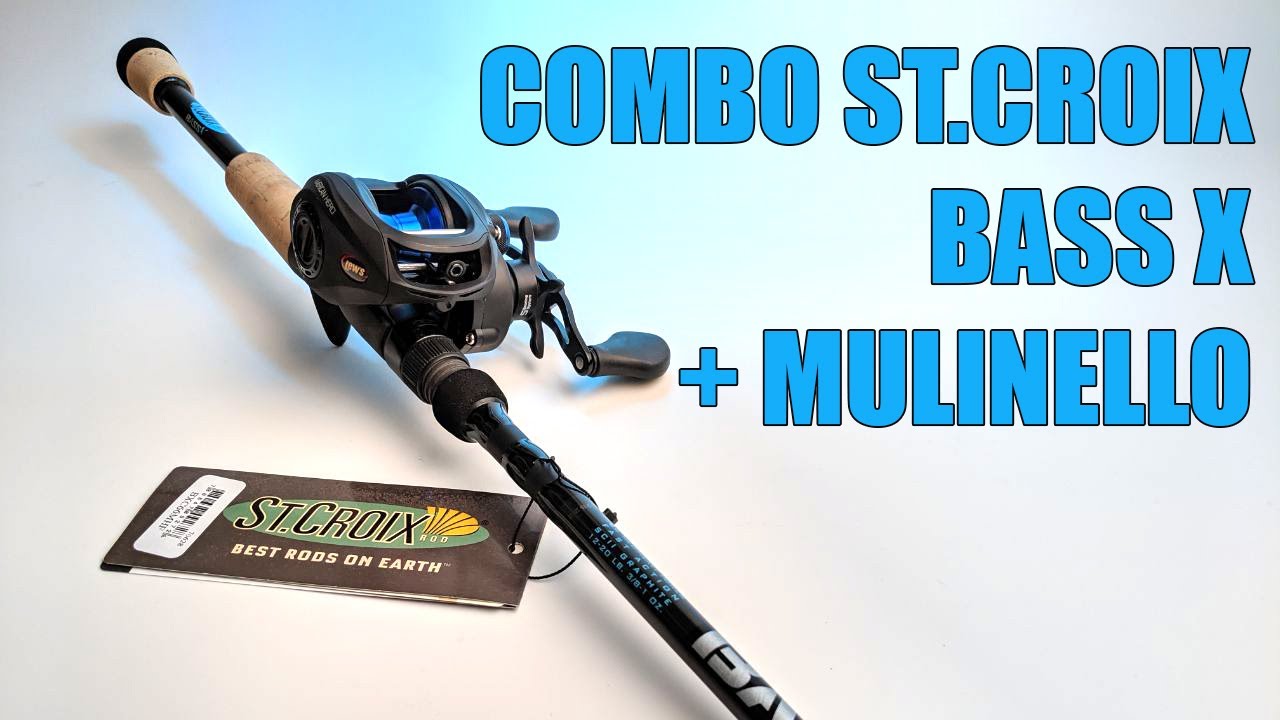 😍⚓CASTING COMBO ST.CROIX BASS X + MULINELLO LEWS a 189€ . CHI BEN