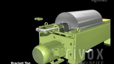 Decanter - 3D Industrial / Mechanical - Assembling - Dismantling Animation By Rivoxtech.com