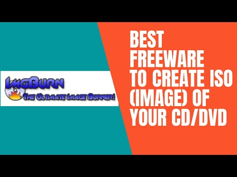 To Create  ISO of CD/DVD | imgburn