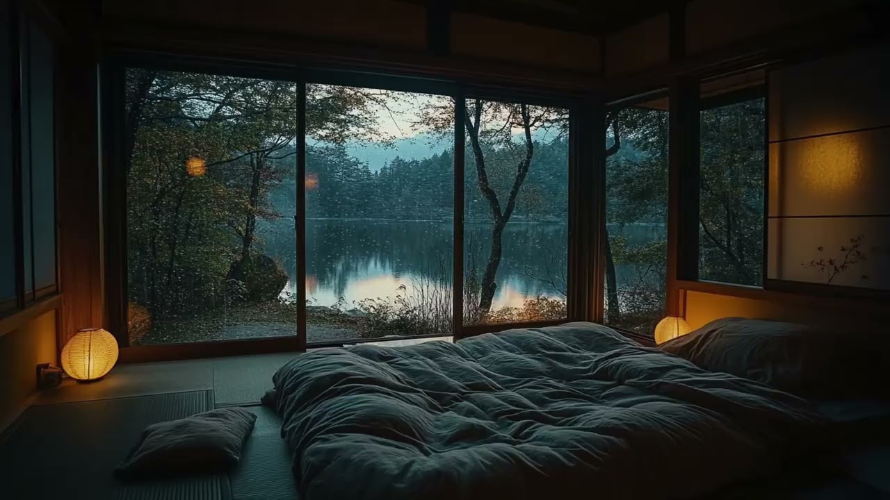 【3M】Endless Heavy Rain in the Forest at Night 🌧️ Calm Mind and Fall Asleep Fast