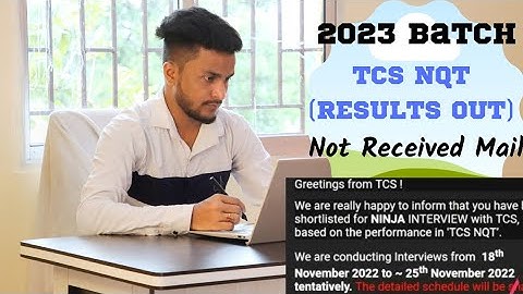 TCS NQT 2023 Results Are Finally Out | Ninja & Digital Results Out