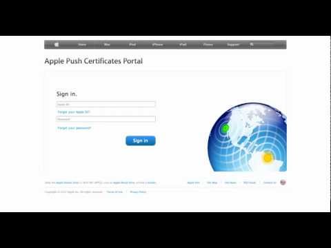 How to Get an APNS Push Certificate
