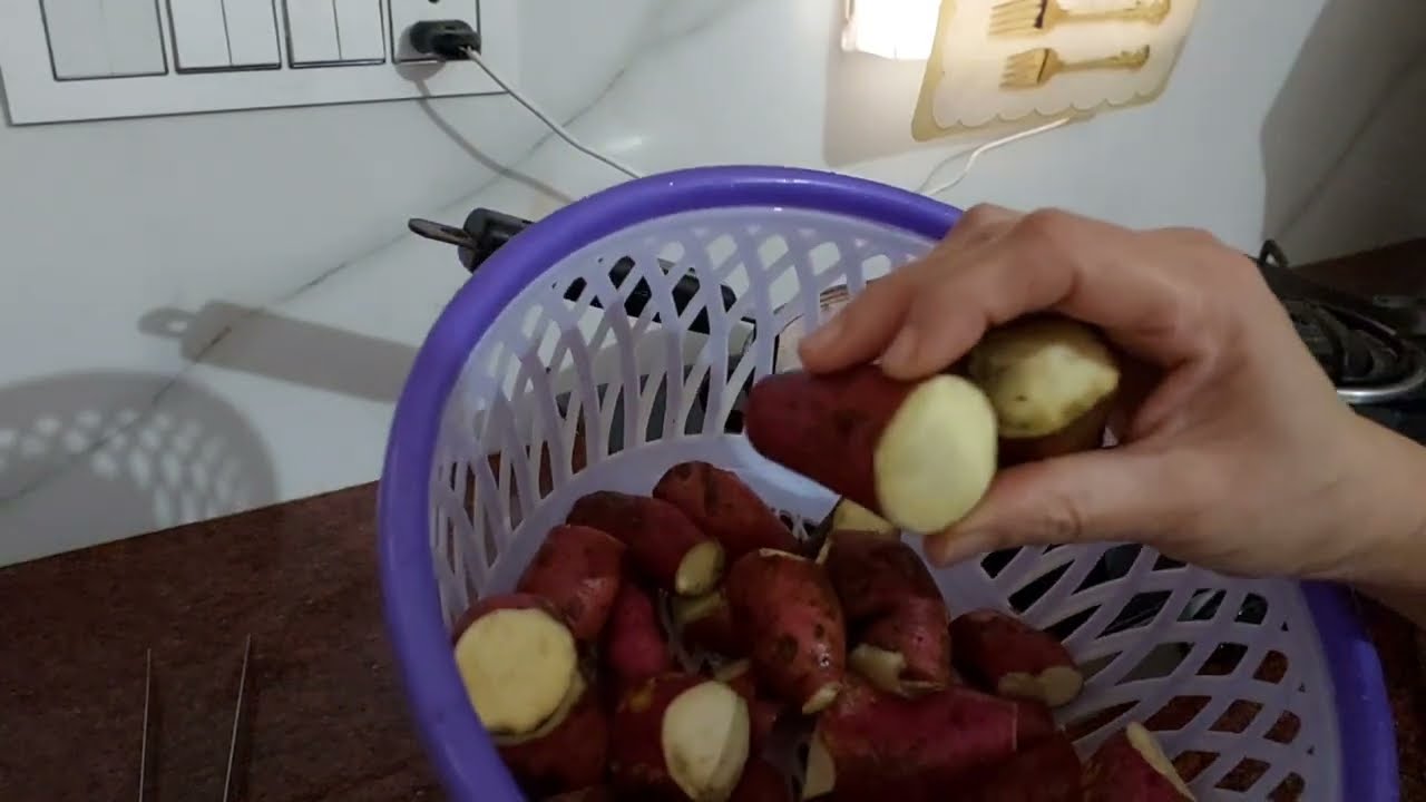 Tawa Roasted Sweet Potato Recipe |How to Roast Shakarkandi Without Boili in Water 