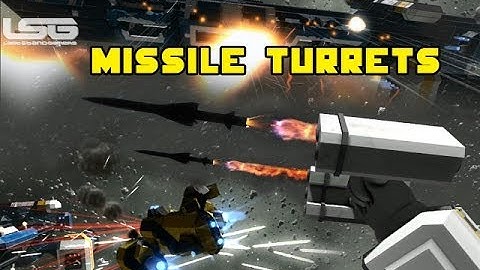 Space Engineers - Missile Turrets, Laser Guided Rockets, War Is Coming