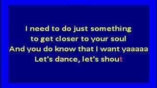 Jacksons -  Shake Your Body Down To The Ground  (karaoke) Special Disco Version