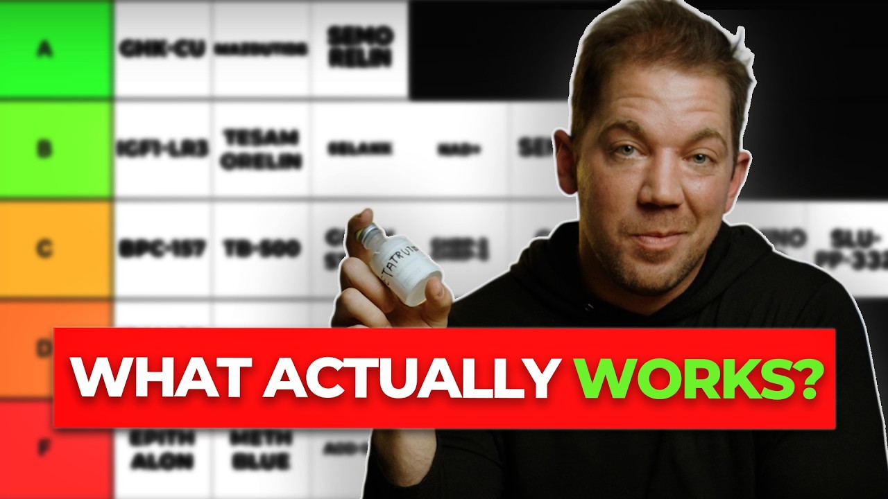 Every Popular Peptide Ranked | GLP-1, Growth Hormone, HCG, NAD+, IGF-1, Peptide Tier List