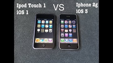 Ipod Touch 1st Generation iOS 1 vs Iphone 2g iOS 3 Speed Test