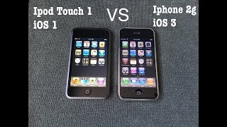 Тест скорости Ipod Touch 1-го поколения iOS 1 и Iphone 2g iOS 3