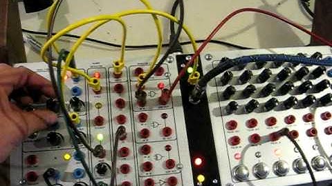 Serge like Synth Diy - Panel 1 test 2