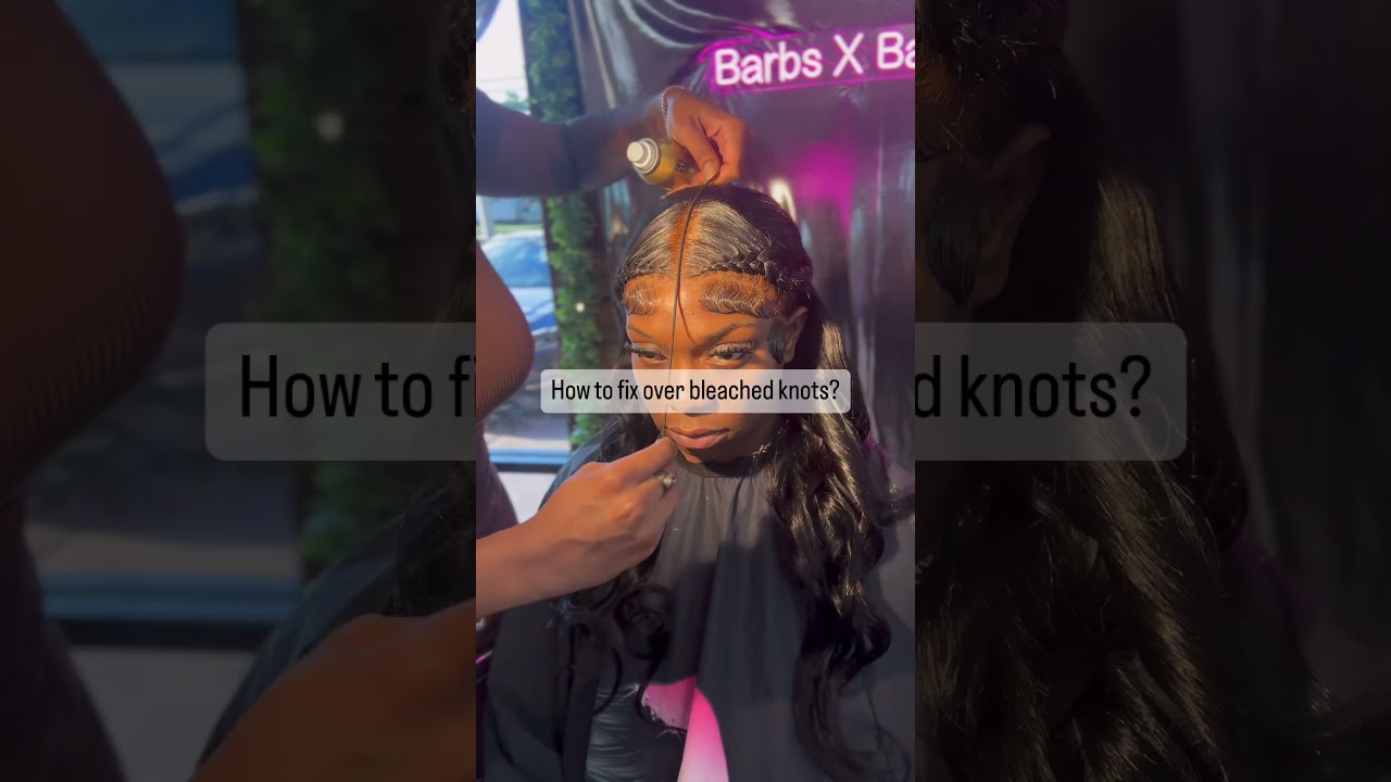how to fix OVERLY bleached knots? 