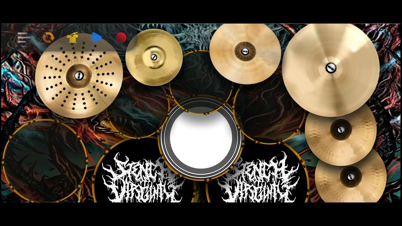 Gun's N Roses Sweet chin O Mine  Death Metal Drum Cover